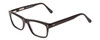 Profile View of Ernest Hemingway H4665 Designer Progressive Lens Prescription Rx Eyeglasses in Gloss Black Unisex Cateye Full Rim Acetate 53 mm