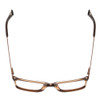 Top View of Ernest Hemingway H4679 Unisex Eyeglasses in Brown Honey Clear Gradient Mist 53mm
