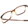 Close Up View of Ernest Hemingway H4679 Designer Single Vision Prescription Rx Eyeglasses in Brown Honey Clear Gradient Mist Unisex Square Full Rim Acetate 53 mm