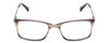 Front View of Ernest Hemingway H4679 Designer Progressive Lens Prescription Rx Eyeglasses in Grey Clear Gradient Mist Unisex Square Full Rim Acetate 53 mm