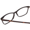 Close Up View of Ernest Hemingway H4696 Designer Progressive Lens Prescription Rx Eyeglasses in Shiny Black/Tortoise Havana Brown Yellow Ladies Cateye Full Rim Acetate 54 mm