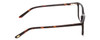 Side View of Ernest Hemingway H4696 Designer Blue Light Blocking Eyeglasses in Shiny Black/Tortoise Havana Brown Yellow Ladies Cateye Full Rim Acetate 54 mm