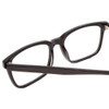 Close Up View of Ernest Hemingway H4697 Designer Bi-Focal Prescription Rx Eyeglasses in Gloss Black Unisex Square Full Rim Acetate 53 mm