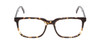 Front View of Ernest Hemingway H4697 Designer Single Vision Prescription Rx Eyeglasses in Gloss Tortoise Havana Brown Yellow Unisex Square Full Rim Acetate 53 mm