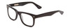 Profile View of Ernest Hemingway H4721 Designer Reading Eye Glasses in Gloss Black Silver Studs  Unisex Cateye Full Rim Acetate 50 mm
