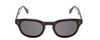 Front View of Ernest Hemingway H4734 Unisex Cateye Designer Sunglasses in Black&Blue/Grey 49mm