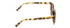 Side View of Ernest Hemingway H4739 Unisex Cateye Sunglasses Yellow Brown Gold Tortoise 53 mm