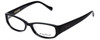 Lucky Brand Designer Eyeglasses Sadie in Black Sparkle :: Custom Left & Right Lens