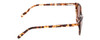 Side View of Ernest Hemingway H4740 Ladies Cateye Sunglasses Brown Rose Auburn Tortoise 56 mm
