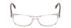 Front View of Ernest Hemingway H4805 Designer Progressive Lens Prescription Rx Eyeglasses in Clear Crystal/Red Brown Tortoise Ladies Cateye Full Rim Acetate 52 mm