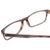 Close Up View of Ernest Hemingway H4806 Designer Reading Eye Glasses with Custom Cut Powered Lenses in Grey Blue/Auburn Brown Layered Mist Unisex Rectangle Full Rim Acetate 56 mm