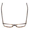 Top View of Ernest Hemingway H4806 Unisex Eyeglasses Yellow Brown Tortoise/Olive Green 56 mm