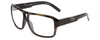 Profile View of Dragon Alliance DR JAM SMALL LL Designer Blue Light Blocking Eyeglasses in Rob Machado Resin Marble Unisex Square Full Rim Acetate 58 mm