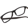 Close Up View of Gotham Style 237 Designer Progressive Lens Prescription Rx Eyeglasses in Matte Black Unisex Classic Full Rim Acetate 55 mm