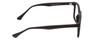Side View of Gotham Style 237 Designer Blue Light Blocking Eyeglasses in Matte Black Unisex Classic Full Rim Acetate 55 mm