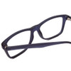 Close Up View of Gotham Style 237 Designer Progressive Lens Prescription Rx Eyeglasses in Matte Blue Unisex Classic Full Rim Acetate 55 mm