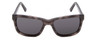 Front View of Vivid 789S Unisex Classic Designer Sunglasses Matte Gray Black Marble/Smoke 57mm