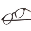 Close Up View of Ernest Hemingway H4908 Unisex Round Designer Reading Glasses in Gloss Black 49mm