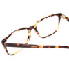 Close Up View of Ernest Hemingway H4905 Designer Single Vision Prescription Rx Eyeglasses in Antique Yellow Brown Tortoise Havana Ladies Classic Full Rim Acetate 53 mm