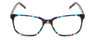 Front View of Ernest Hemingway H4905 Designer Single Vision Prescription Rx Eyeglasses in Blue Auburn Tortoise Havana Ladies Classic Full Rim Acetate 53 mm