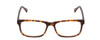 Front View of Ernest Hemingway H4807 Designer Bi-Focal Prescription Rx Eyeglasses in Matte Yellow Brown Tortoise Havana Unisex Square Full Rim Acetate 54 mm