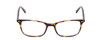 Front View of Ernest Hemingway H4808 Designer Single Vision Prescription Rx Eyeglasses in Brown Yellow Gold Marble Ladies Cateye Full Rim Acetate 52 mm