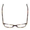Top View of Ernest Hemingway H4808 Designer Bi-Focal Prescription Rx Eyeglasses in Brown Yellow Gold Marble Ladies Cateye Full Rim Acetate 52 mm