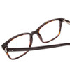 Close Up View of Ernest Hemingway H4811 Designer Bi-Focal Prescription Rx Eyeglasses in Gloss Black/Auburn Brown Yellow Tortoise Havana Layered Unisex Cateye Full Rim Acetate 53 mm