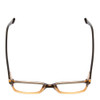 Top View of Ernest Hemingway 4811 Unisex Cateye Eyeglasses Brown/Beige Clear Mist Layer 53mm