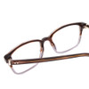 Close Up View of Ernest Hemingway H4811 Designer Single Vision Prescription Rx Eyeglasses in Brown Tortoise Havana/Grey Crystal Layered Unisex Cateye Full Rim Acetate 53 mm