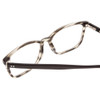 Close Up View of Ernest Hemingway H4817 Unisex Oval Designer Eyeglasses in Grey Black Marble 55mm
