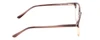 Side View of Ernest Hemingway H4830 Ladies Cateye Eyeglasses Purple Marble/Crystal Fade 51 mm