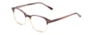 Profile View of Ernest Hemingway H4830 Ladies Cateye Eyeglasses Purple Marble/Crystal Fade 51 mm