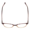 Top View of Ernest Hemingway H4830 Ladies Cateye Eyeglasses Purple Marble/Crystal Fade 51 mm