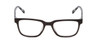 Front View of Ernest Hemingway H4831 Unisex Designer Eyeglasses in Black/Grey Blue Marble 50mm