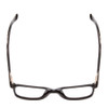 Top View of Ernest Hemingway H4831 Unisex Designer Eyeglasses in Black/Grey Blue Marble 50mm