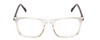 Front View of Ernest Hemingway H4833 Designer Bi-Focal Prescription Rx Eyeglasses in Clear Crystal/Brown Yellow Tortoise Havana Unisex Cateye Full Rim Acetate 52 mm
