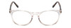 Front View of Ernest Hemingway H4839 Designer Progressive Lens Prescription Rx Eyeglasses in Clear Crystal/Yellow Brown Tortoise Havana Unisex Cateye Full Rim Acetate 52 mm