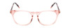 Front View of Ernest Hemingway H4840 Designer Single Vision Prescription Rx Eyeglasses in Pink Crystal/Brown Rose Amber Glitter Tortoise Ladies Cateye Full Rim Acetate 50 mm