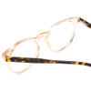 Close Up View of Ernest Hemingway H4840 Cateye Eyeglasses in Crystal Brown Glitter Tortoise 50 mm