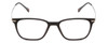 Front View of Ernest Hemingway H4846 Unisex Cateye Designer Eyeglasses Black Grey Silver 53mm