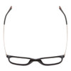 Top View of Ernest Hemingway H4846 Unisex Cateye Designer Eyeglasses Black Grey Silver 53mm