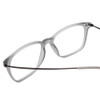 Close Up View of Ernest Hemingway H4846 Designer Bi-Focal Prescription Rx Eyeglasses in Matte Grey Crystal Black Metal Unisex Cateye Full Rim Acetate 53 mm
