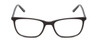 Front View of Ernest Hemingway H4848 Unisex Cateye Designer Eyeglasses Matte/Gloss Black 54 mm