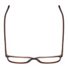Top View of Ernest Hemingway H4848 Designer Progressive Lens Prescription Rx Eyeglasses in Matte/Gloss Auburn Brown Unisex Cateye Full Rim Acetate 54 mm