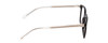 Side View of Ernest Hemingway H4851 Unisex Cateye Eyeglasses Black Clear Crystal Silver 51 mm