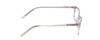 Side View of Ernest Hemingway H4852 Unisex Designer Eyeglasses in Crystal Silver Glitter 51mm