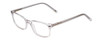 Profile View of Ernest Hemingway H4852 Designer Blue Light Blocking Eyeglasses in Clear Crystal Silver Glitter Unisex Rectangle Full Rim Acetate 51 mm