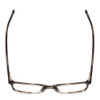 Top View of Ernest Hemingway H4852 Unisex Designer Eyeglasses Grey Black Crystal Stripe 51mm