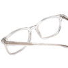 Close Up View of Ernest Hemingway H4854 Unisex Cateye Eyeglasses in Crystal Patterned Silver 51mm